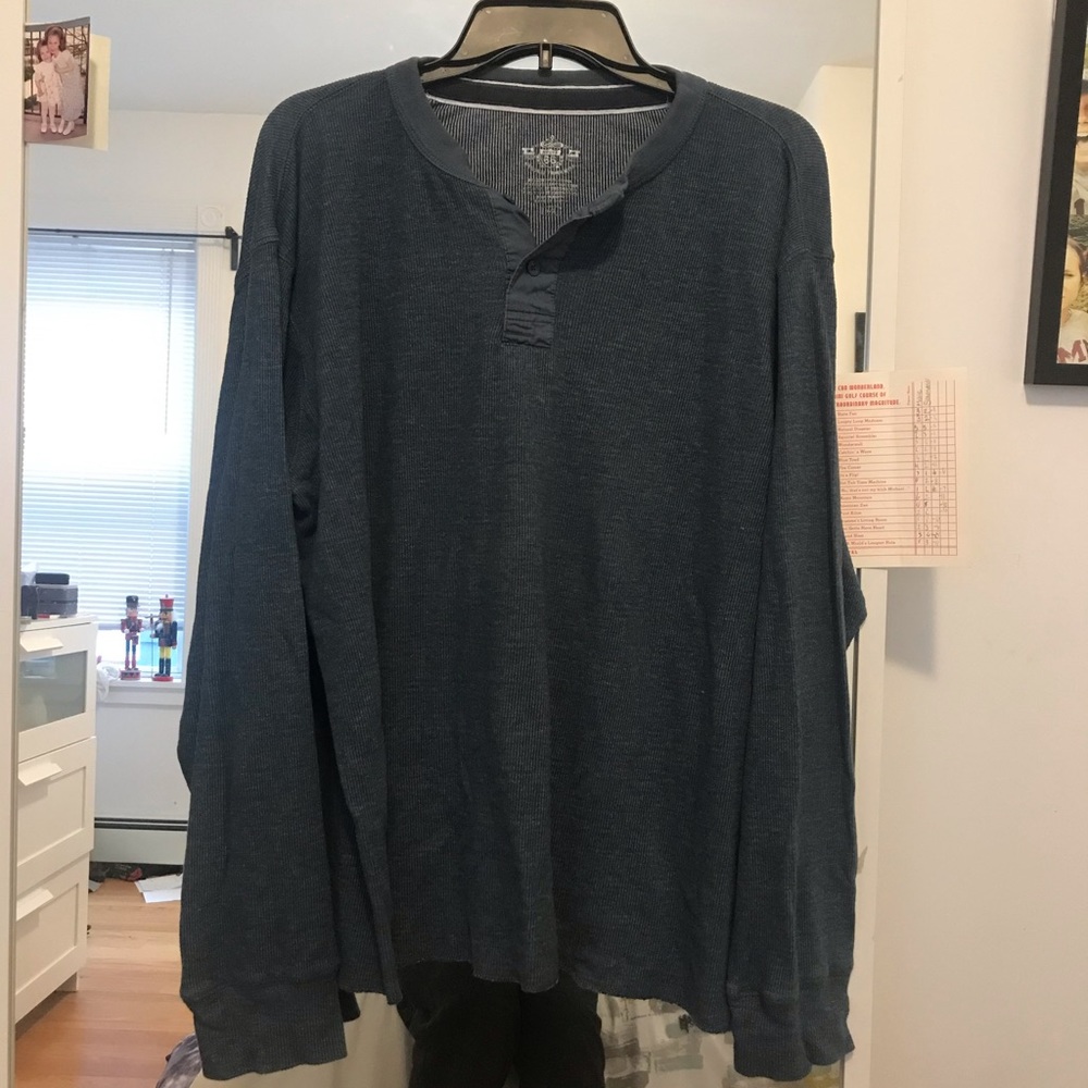 Long sleeve men’s Henley